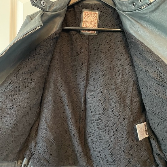 Free People Leather Jacket - Picture 6 of 16